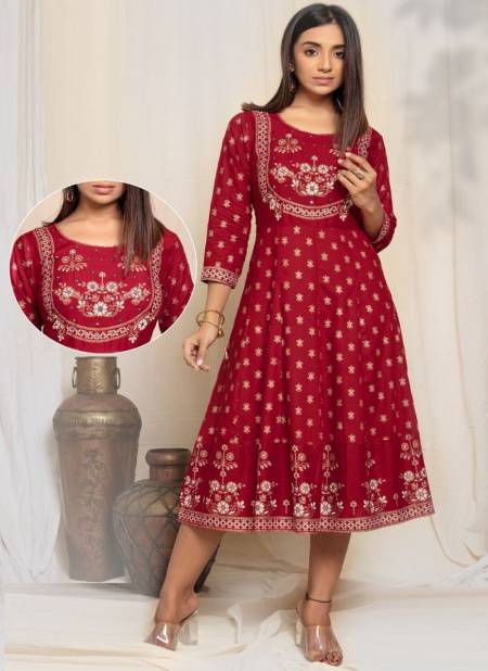 Kaya Blossom New Designer Ethnic Wear Anarkali Kurti Collection
